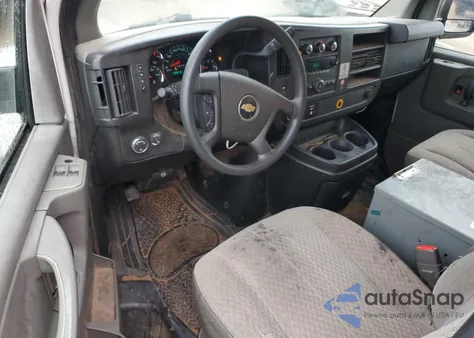 2013 Chevrolet Express G2500 z USA, uszkodzony, nr VIN 1GCWGFCA3D1139908